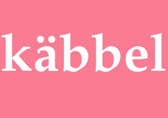 Synonym käbbel