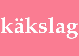 Synonym käkslag