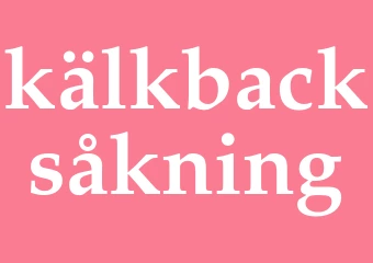 Synonym kälkbacksåkning