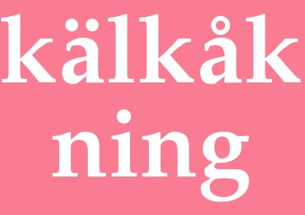 Synonym kälkåkning
