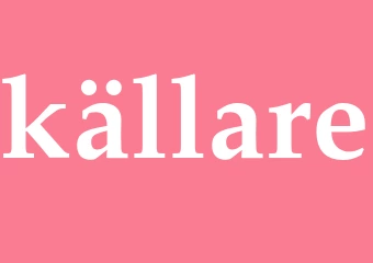 Synonym källare