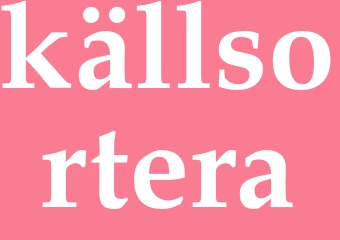 Synonym källsortera