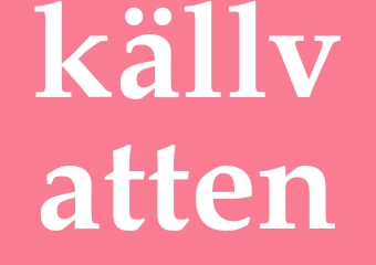 Synonym källvatten