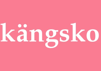 Synonym kängsko