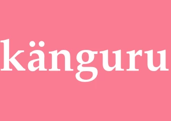 Synonym känguru