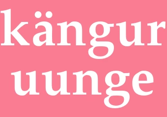 Synonym känguruunge