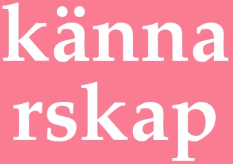 Synonym kännarskap