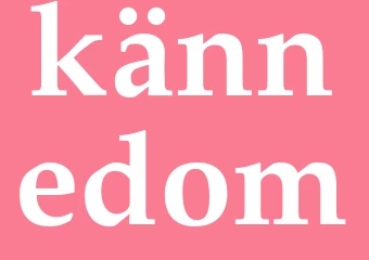 Synonym kännedom