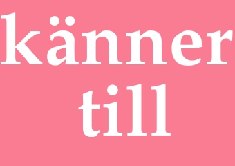 Synonym känner till