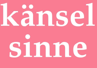 Synonym känselsinne