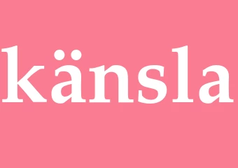 Synonym känsla