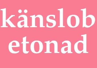 Synonym känslobetonad