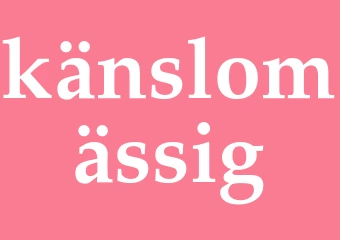 Synonym känslomässig