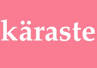 Synonym käraste