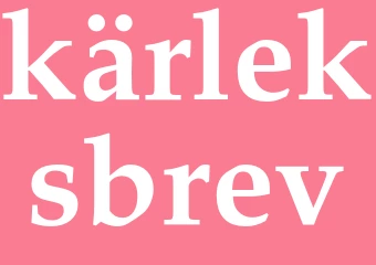 Synonym kärleksbrev