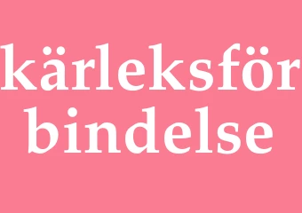 Synonym kärleksförbindelse