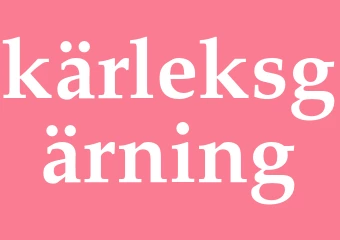 Synonym kärleksgärning