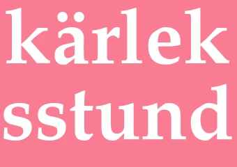 Synonym kärleksstund