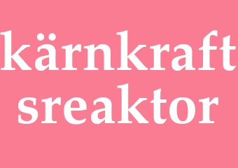 Synonym kärnkraftsreaktor
