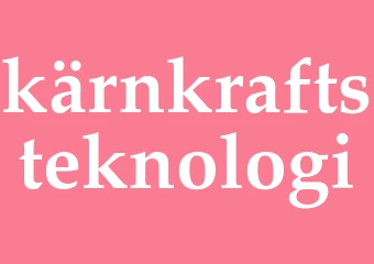 Synonym kärnkraftsteknologi