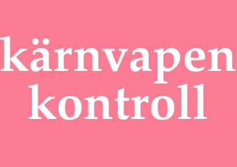 Synonym kärnvapenkontroll