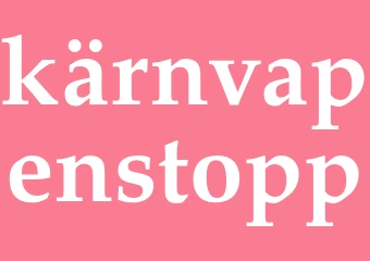 Synonym kärnvapenstopp