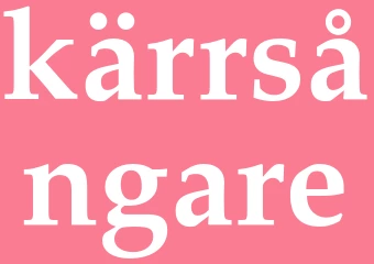 Synonym kärrsångare