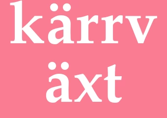 Synonym kärrväxt