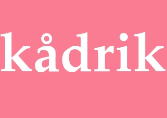 Synonym kådrik