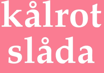 Synonym kålrotslåda