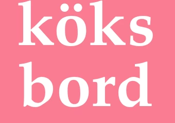 Synonym köksbord