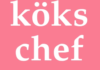 Synonym kökschef