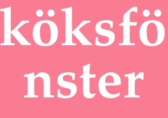 Synonym köksfönster