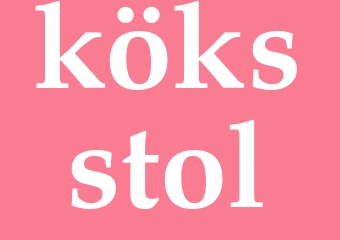 Synonym köksstol