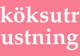 Synonym köksutrustning