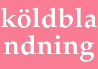 Synonym köldblandning