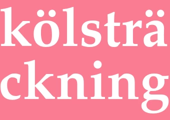 Synonym kölsträckning