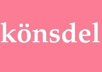 Synonym könsdel