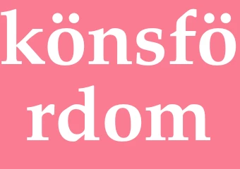 Synonym könsfördom
