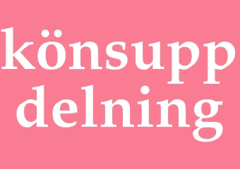 Synonym könsuppdelning