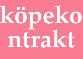 Synonym köpekontrakt
