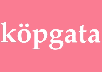Synonym köpgata