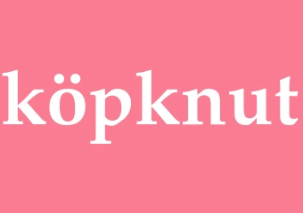 Synonym köpknut