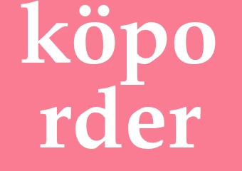 Synonym köporder