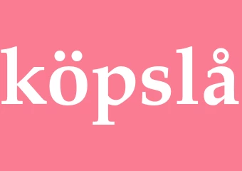 Synonym köpslå