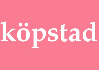 Synonym köpstad