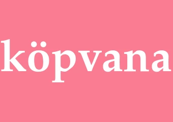 Synonym köpvana