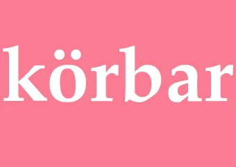 Synonym körbar
