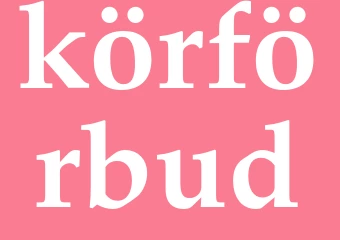 Synonym körförbud