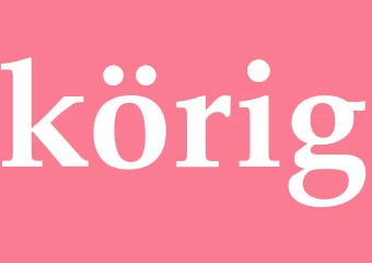 Synonym körig
